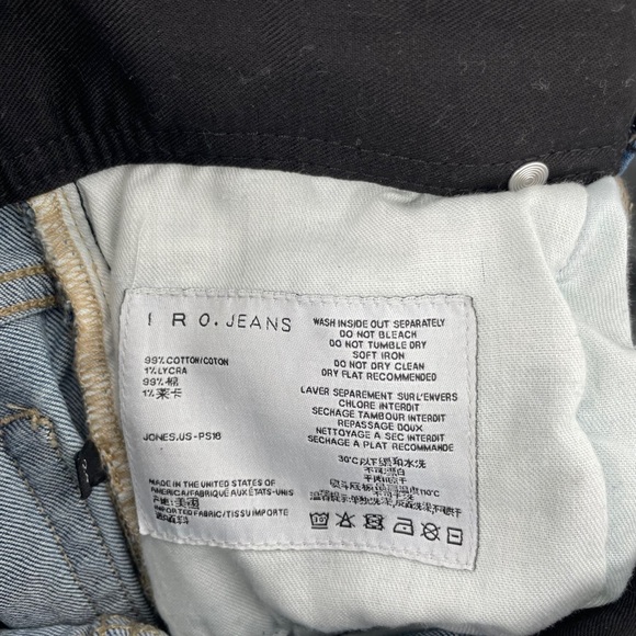 IRO Sequins Waist‎ Band Ankle Jeans - Picture 8 of 8